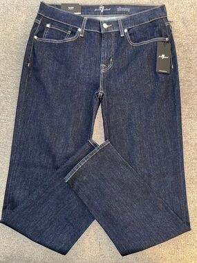 7 For All Mankind Men's Slim Jeans - Dark Indigo